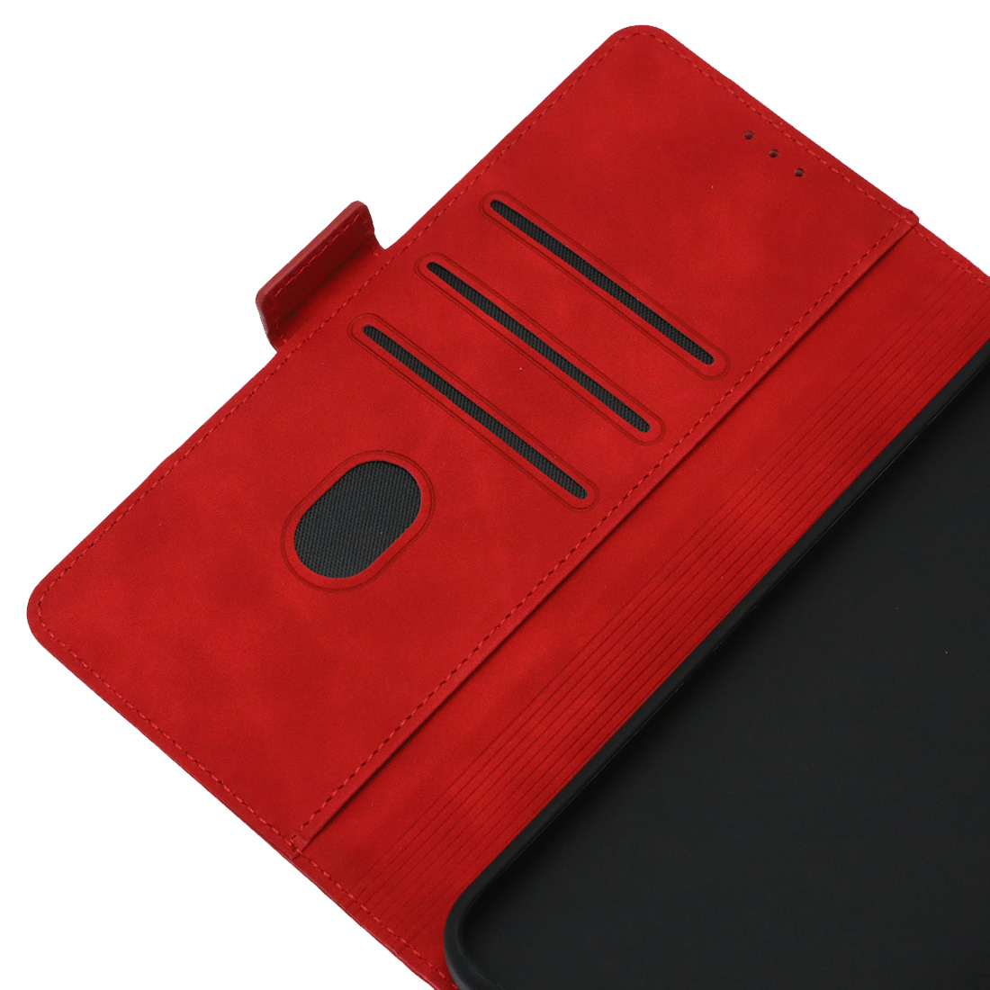 Чехол книжка NICE для TECNO Spark Go 1,  POP 9 4G, защита камеры, экокожа, визитница, цвет красный