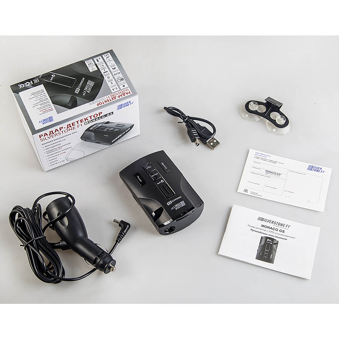 Радар детектор SILVERSTONE F1 Monaco GS, цвет черный