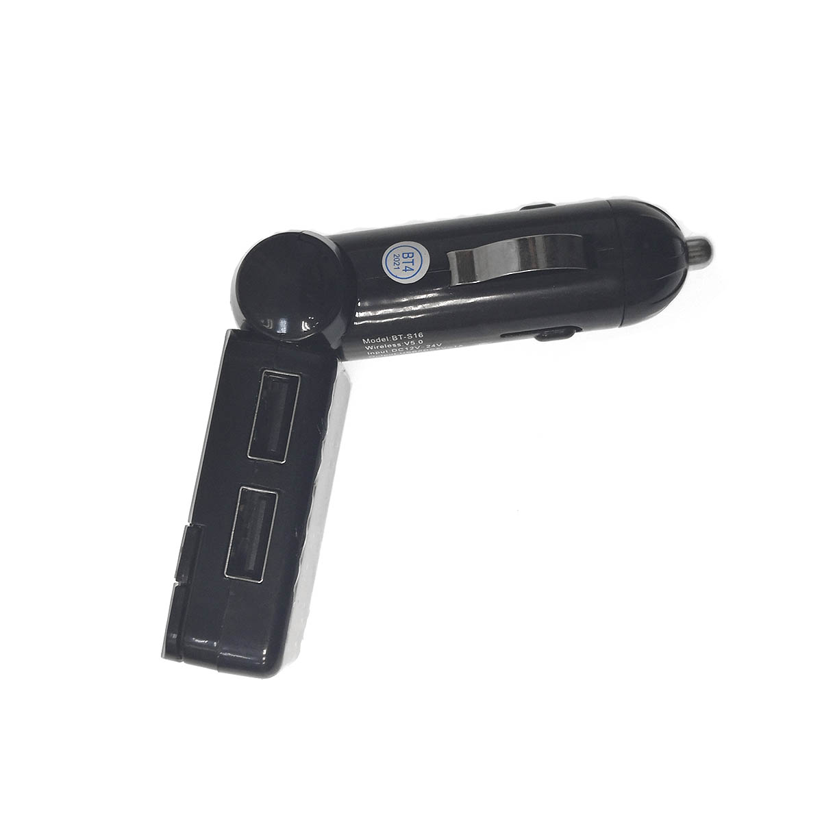 FM-модулятор CARLIVE S16, USB, MP3, Bluetooth 5.0, цвет черный