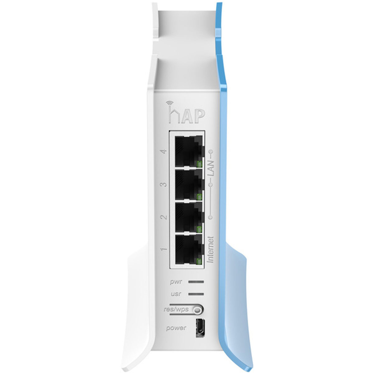 Wi-Fi роутер MIKROTIK hAP lite (RB941-2nD-TC), цвет сине белый