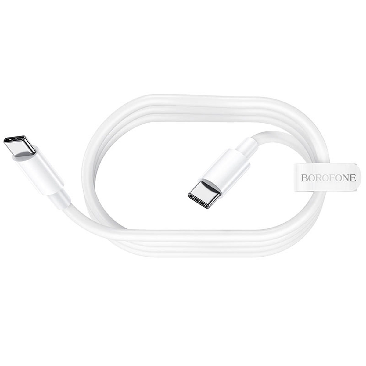 Кабель BOROFONE BX44 USB Type C на USB Type C, 5A, 100W, длина 2 метра, цвет белый