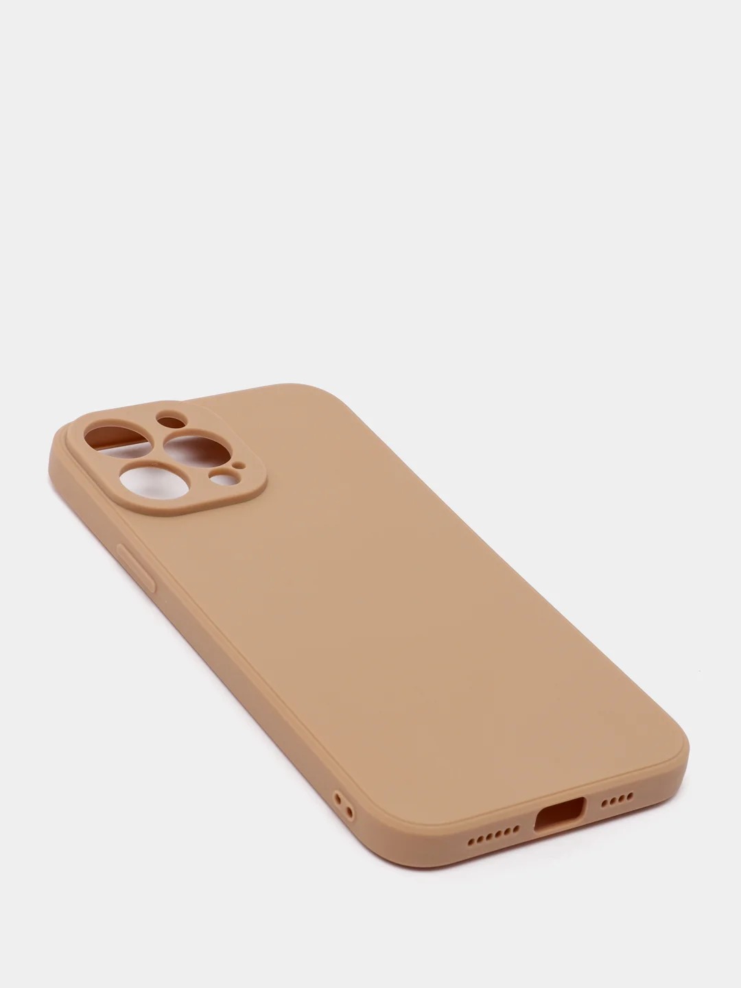 Чехол накладка MM59 для APPLE iPhone 13, защита камеры, силикон, цвет карамельный