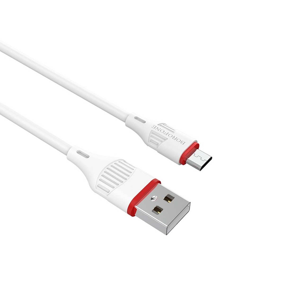 Кабель BOROFONE BX17 Enjoy Micro USB, 2A, длина 1 метр, силикон, цвет белый