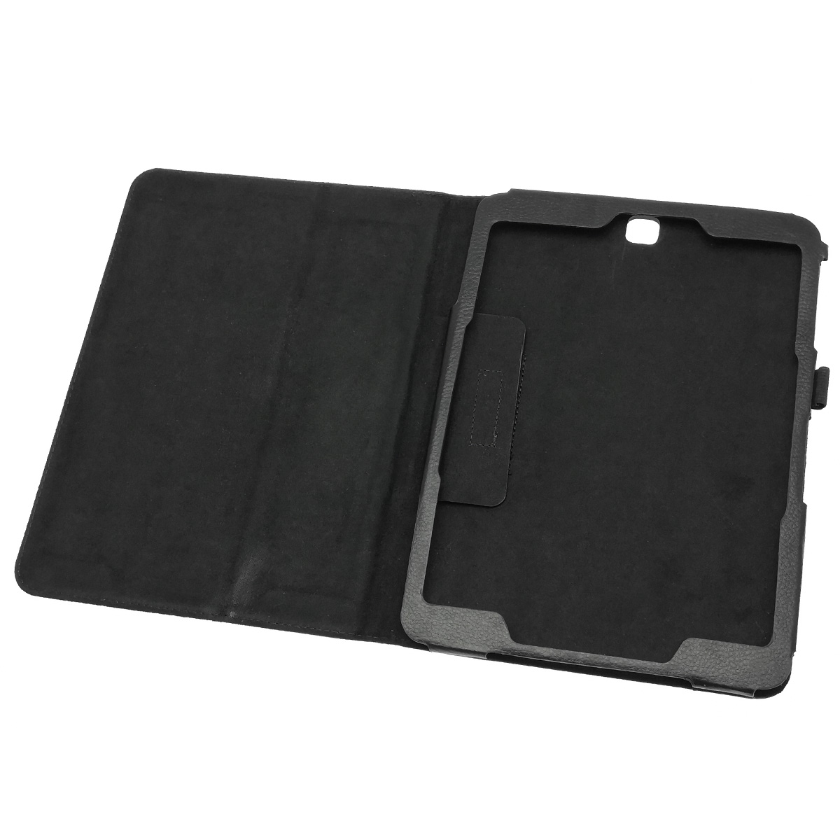Чехол книжка для SAMSUNG Galaxy Tab S2 9.7 (SM-T810, T813, T815, T819), экокожа, цвет черный.