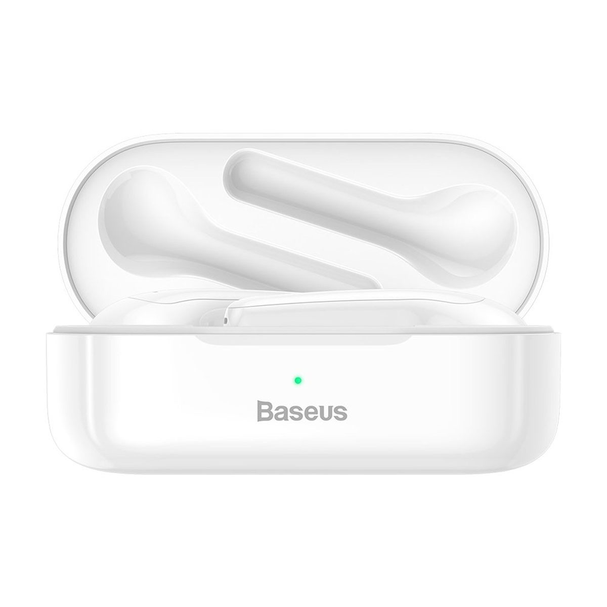 Гарнитура (наушники с микрофоном) беспроводная, BASEUS NGW07-02 Encok True Wireless Earphones W07 Bluetooth 5.0 TWS, цвет белый.