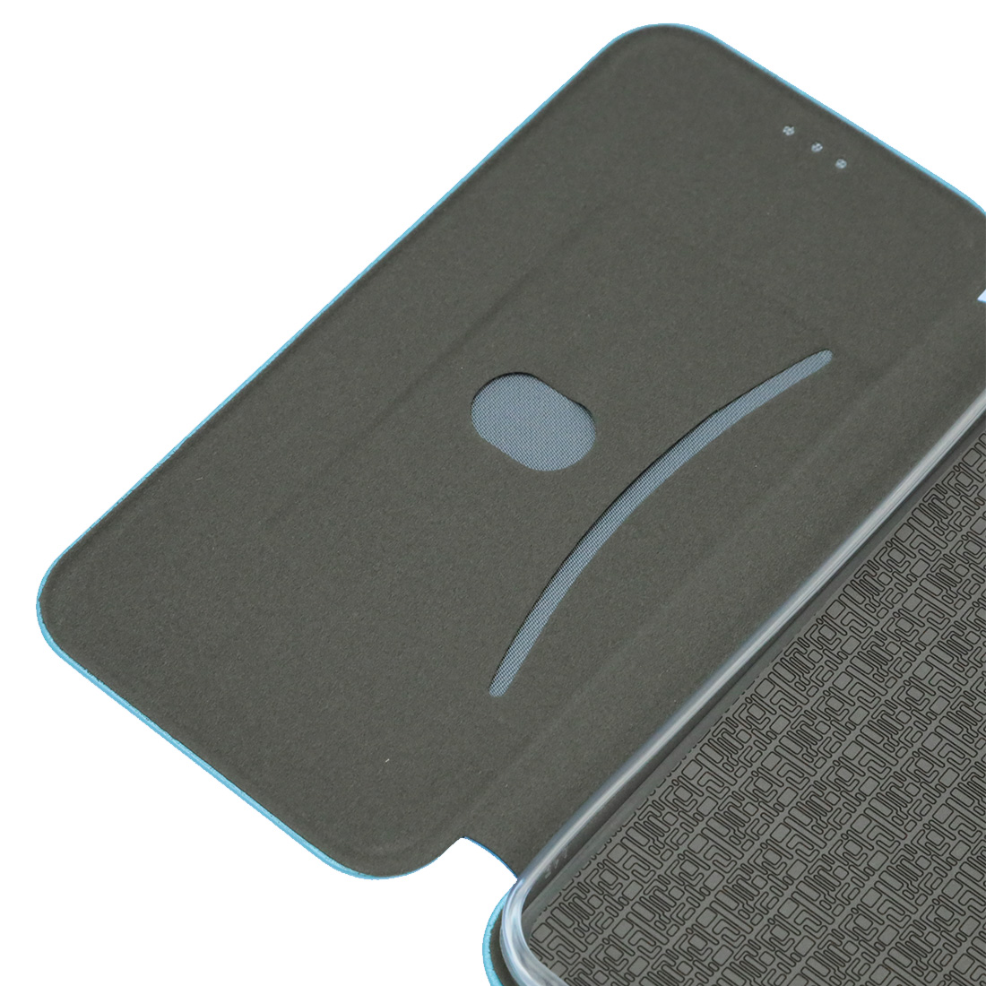 Чехол книжка STYLISH для SAMSUNG Galaxy A15, экокожа, визитница, цвет голубой