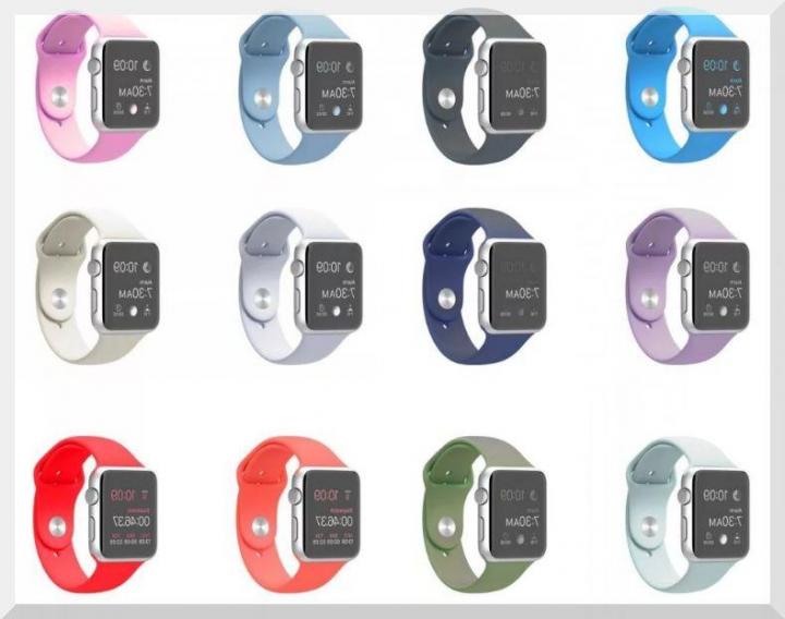 Ремешок силиконовый Special Case для Apple Watch 38/40 мм Fog / Бледно голубой (S/M/L).