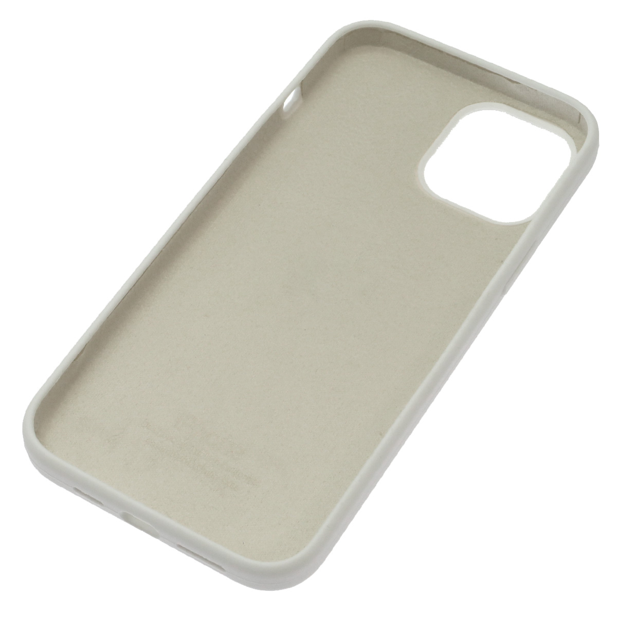 Чехол накладка Silicon Case для APPLE iPhone 12 Pro MAX (6.7"), силикон, бархат, цвет белый