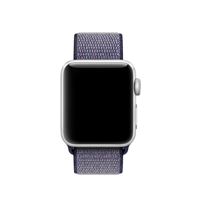 Ремешок для часов Apple Watch (42-44 мм), нейлон, цвет Midnight blue (1).