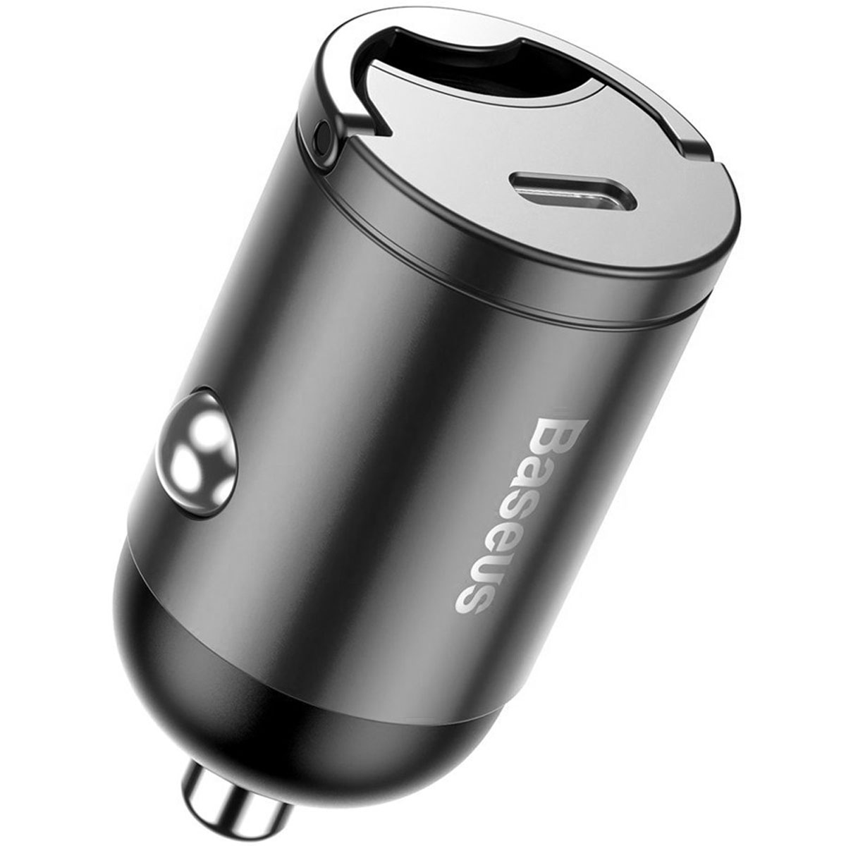АЗУ (Автомобильное зарядное устройство) BASEUS TINY STAR MINI PPS, 30W, 1 USB Type C, цвет серый металлик