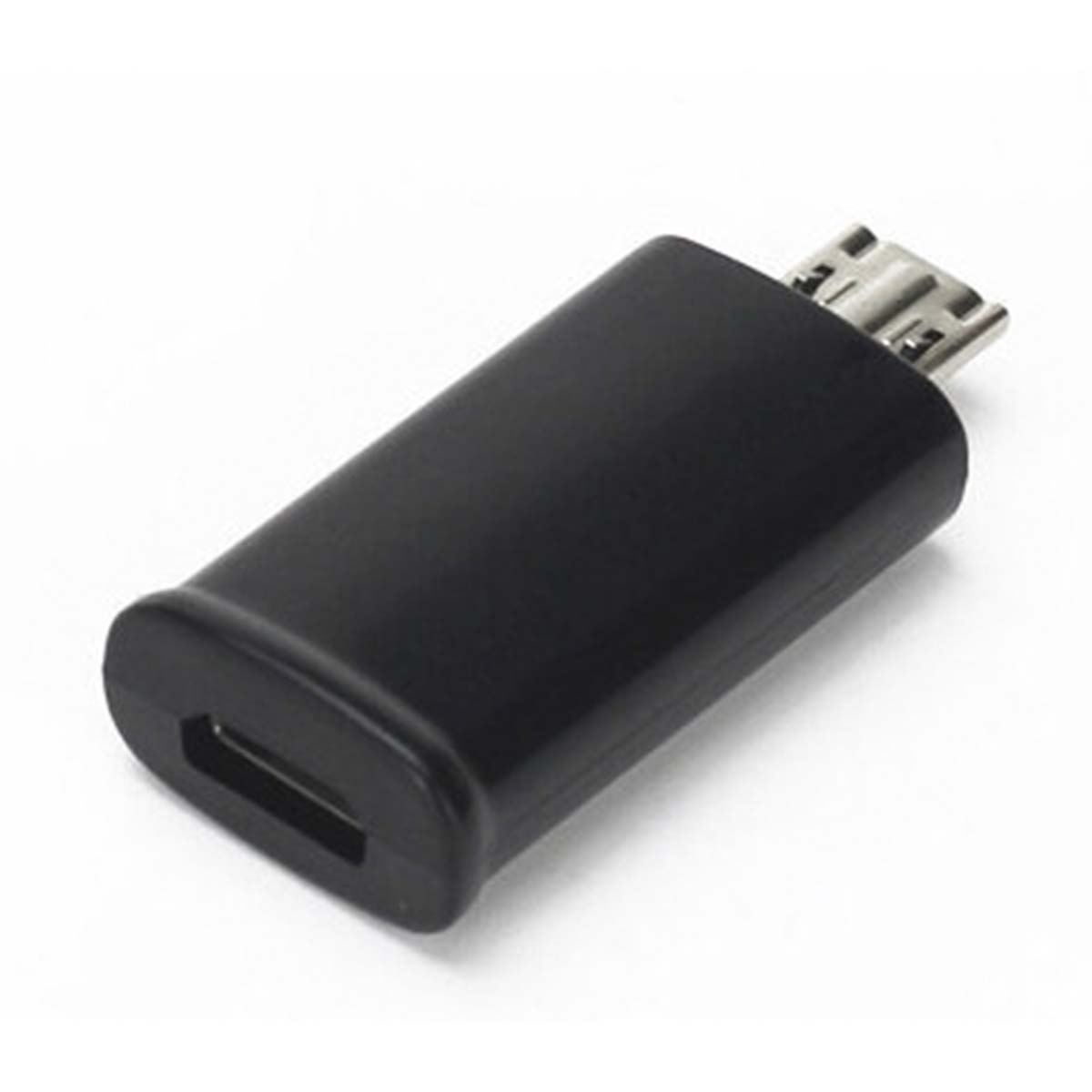 Адаптер MHL 5bites micro USB F на micro USB M, цвет черный