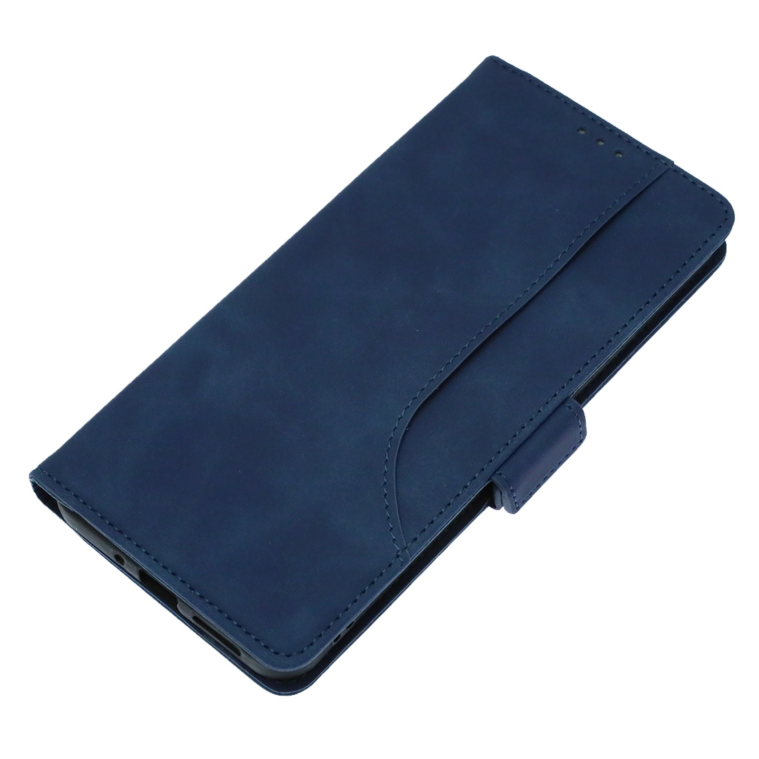 Чехол книжка NICE для XIAOMI Redmi 13C, XIAOMI POCO C65, защита камеры, экокожа, визитница, цвет темно синий