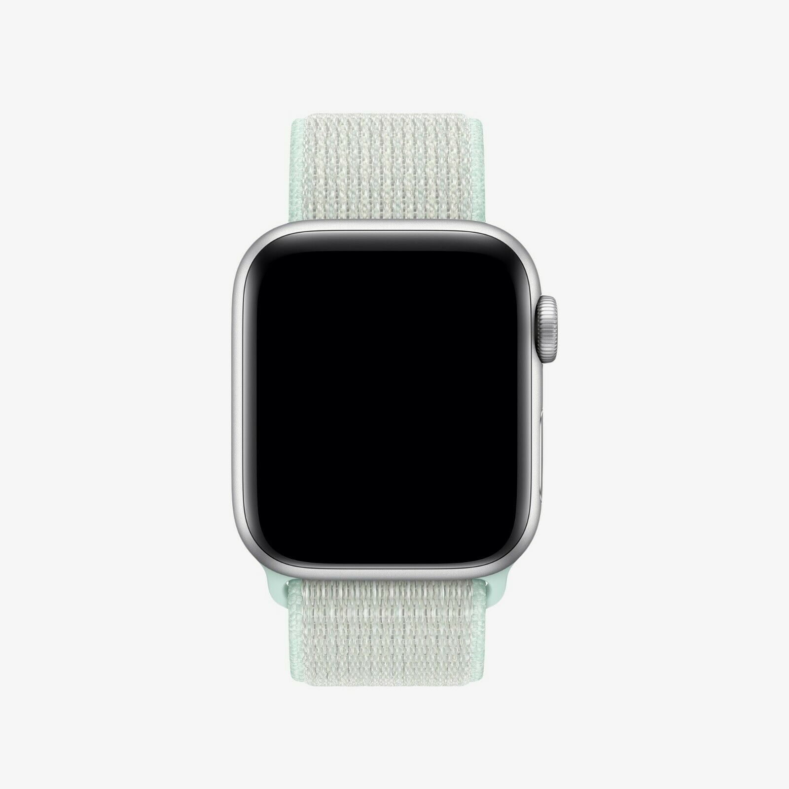 Ремешок для часов Apple Watch (38-40 мм), нейлон, цвет бледно зеленый.