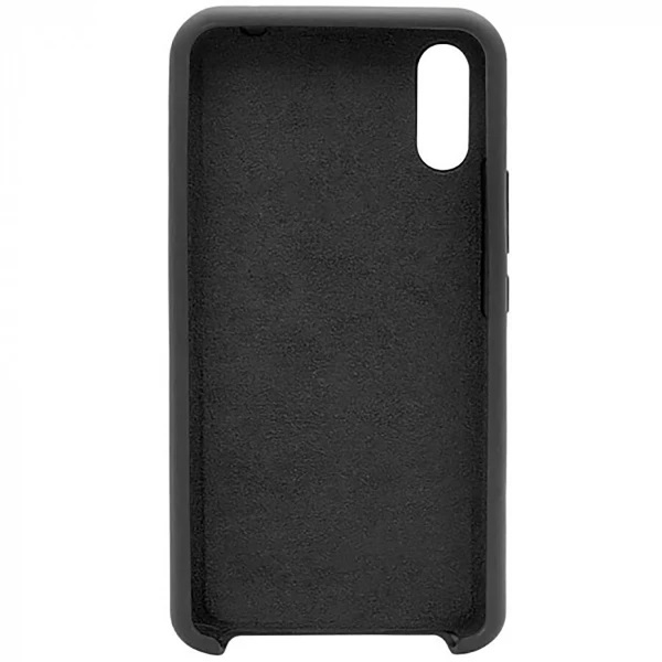 Чехол накладка Silicon Cover для HUAWEI Honor Y5, Honor 8S, силикон, бархат, цвет черный.