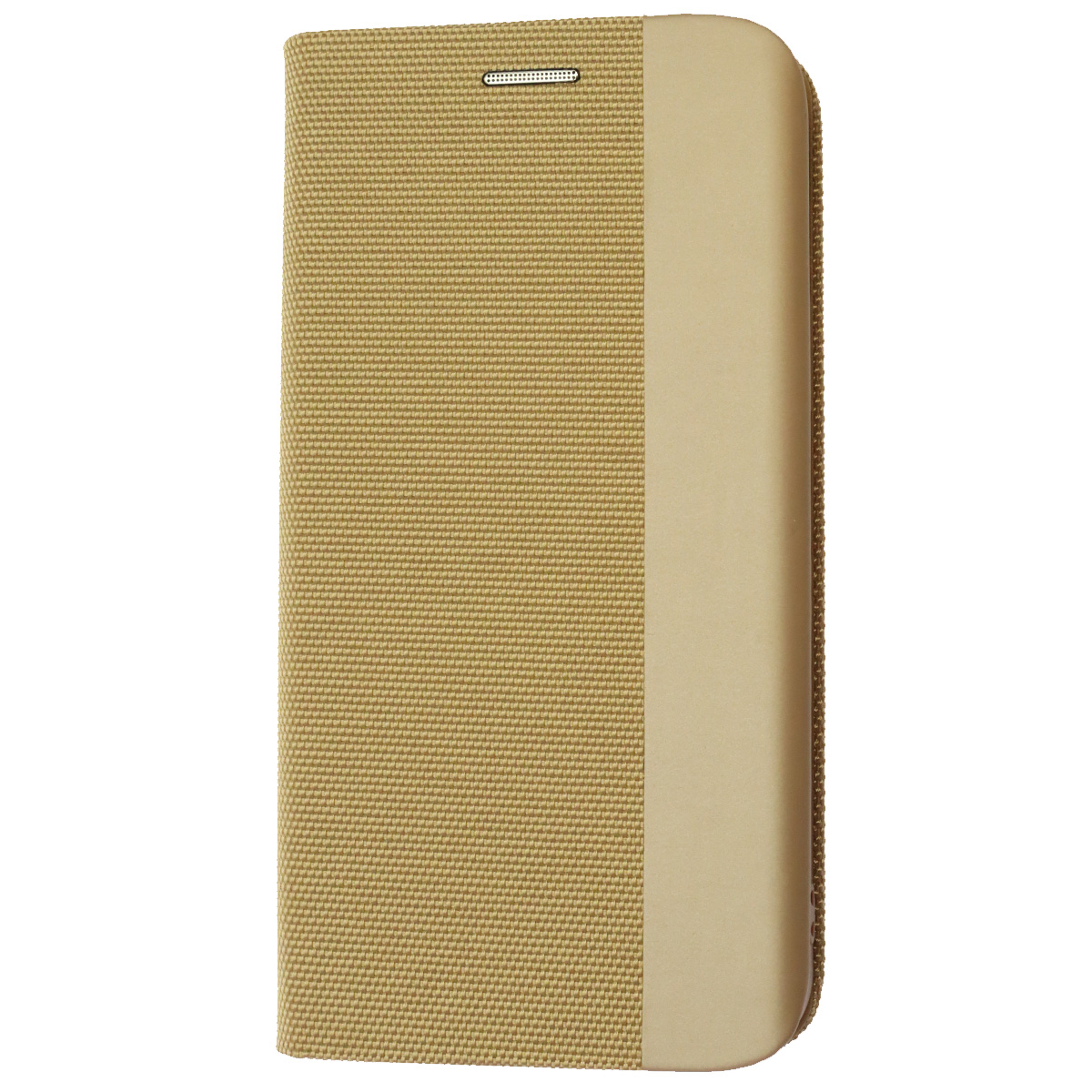 Чехол книжка MESH для APPLE iPhone 12 (6.1), iPhone 12 Pro (6.1), текстиль, силикон, бархат, визитница, цвет золотистый