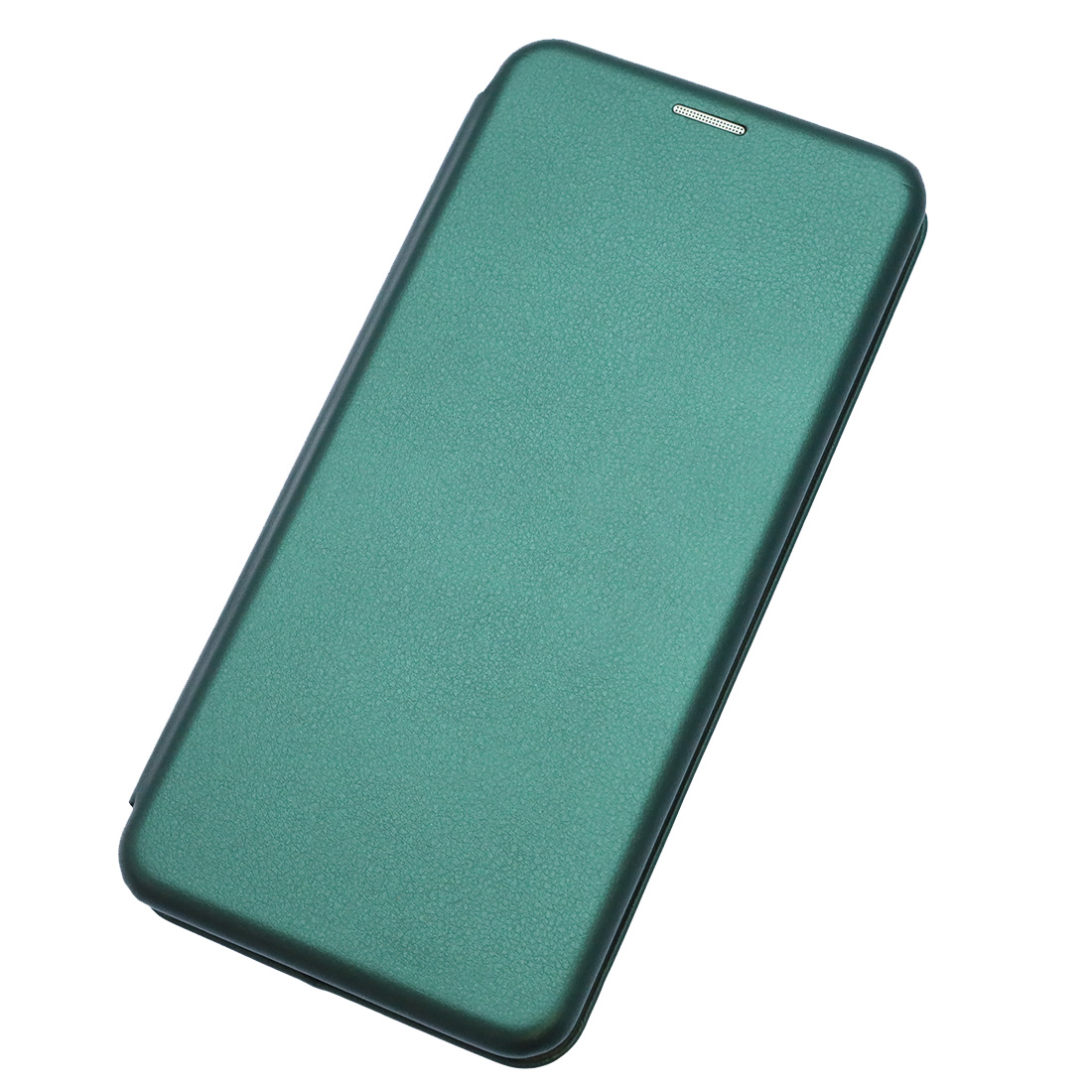 Чехол книжка STYLISH для XIAOMI Redmi 14C, POCO C75, экокожа, визитница, цвет темно зеленый