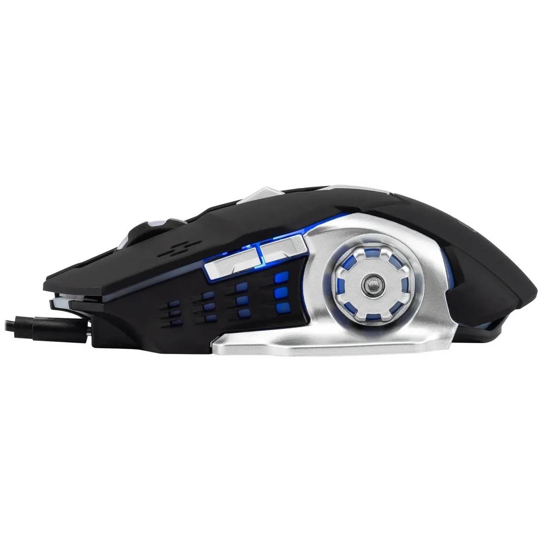 Мышь беспроводная OKLICK (ОКЛИК) 770GW, игровая, оптическая, 3600 DPI, RGB подсветка, аккумулятор, цвет черно белый