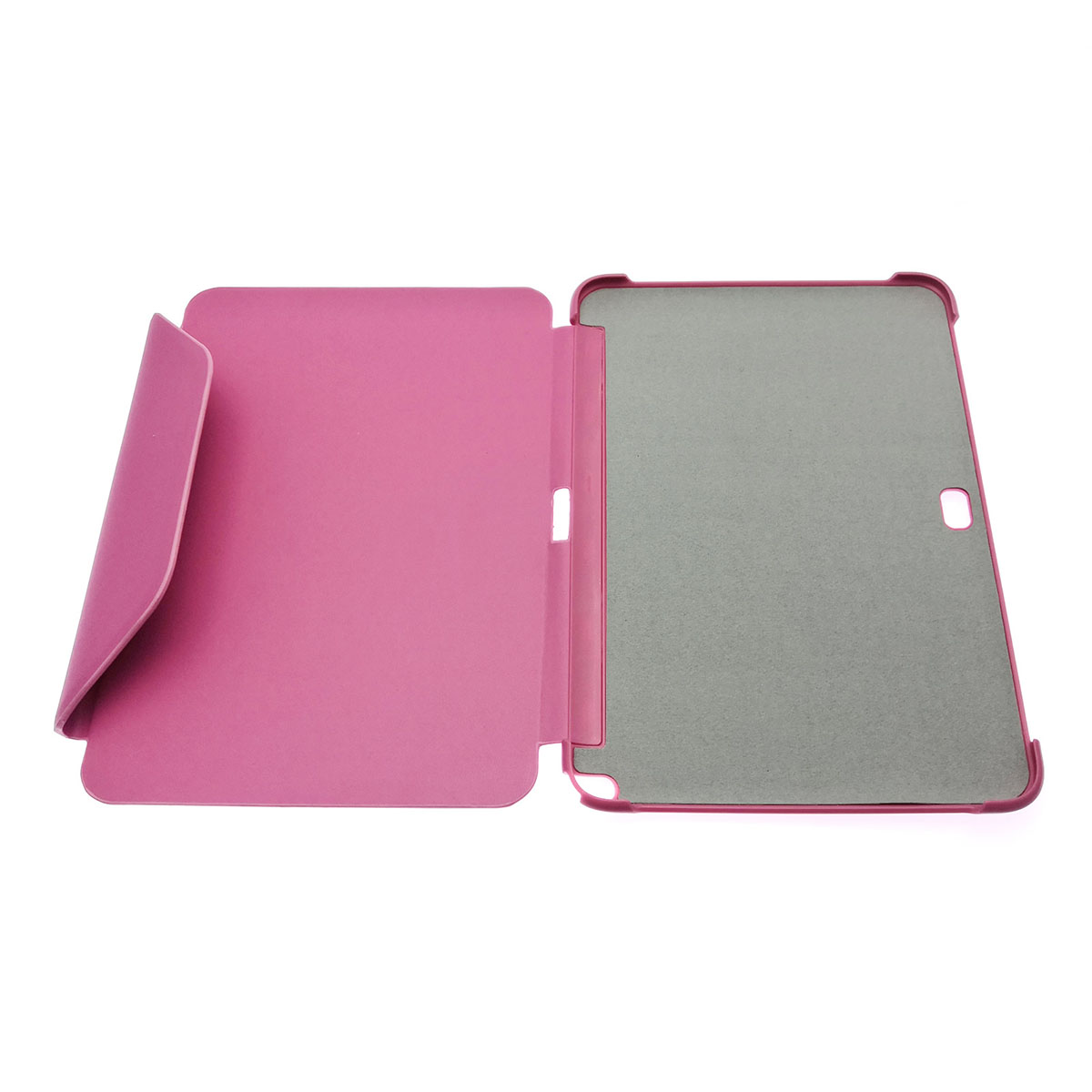 Чехол книжка для SAMSUNG Galaxy Note 10.1 (SM-N8000), силикон, пластик, цвет розовый.