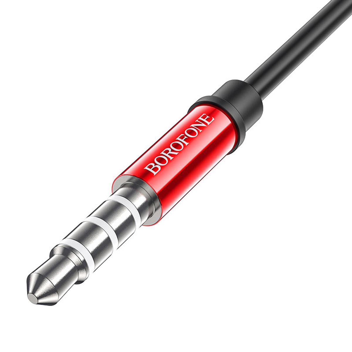 Гарнитура (наушники с микрофоном) проводная, BOROFONE BM57 Platinum, цвет красный