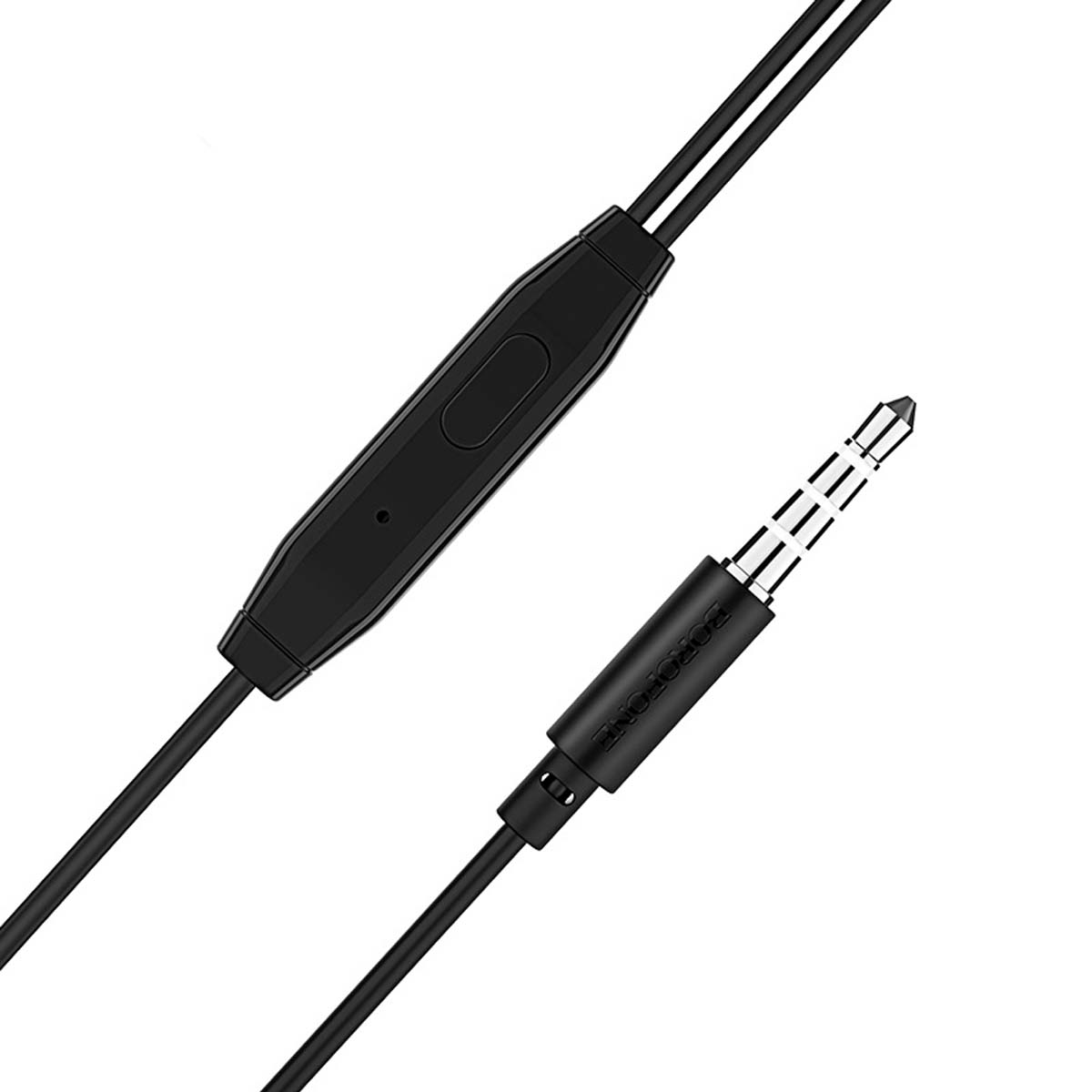 Гарнитура (наушники с микрофоном) проводная, BOROFONE BM25 Sound edge, цвет черный