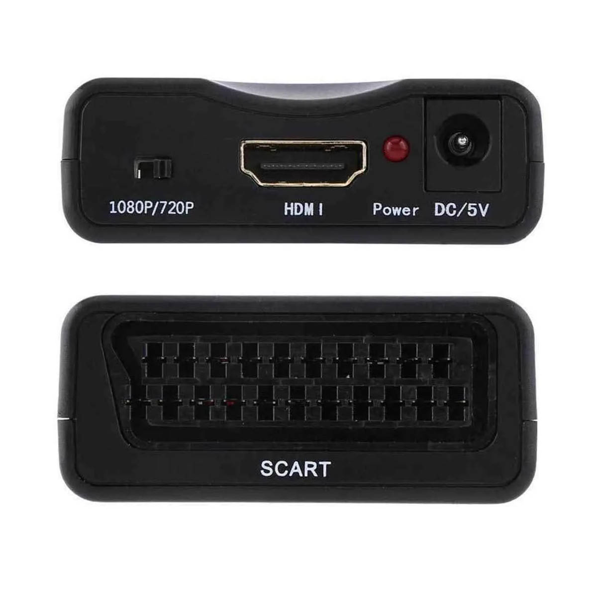 Переходник, адаптер, конвертер H69, SСART на HDMI, дополнительное питание 5V, цвет черный