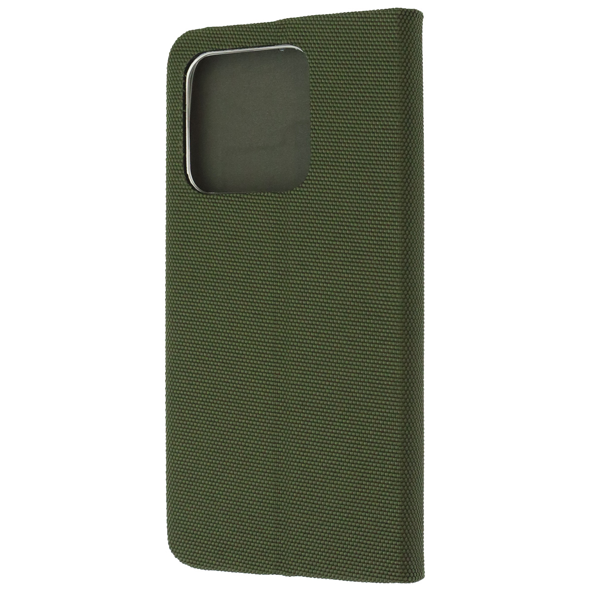 Чехол книжка MESH для XIAOMI Redmi 9C, Redmi 10A, текстиль, силикон, бархат, визитница, цвет зеленый