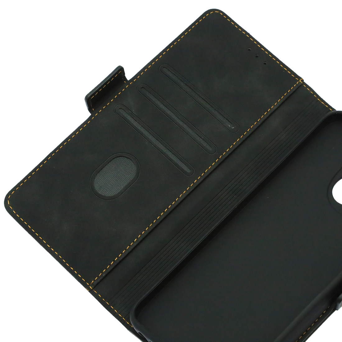 Чехол книжка NICE для TECNO Spark Go 1,  POP 9 4G, защита камеры, экокожа, визитница, цвет черный