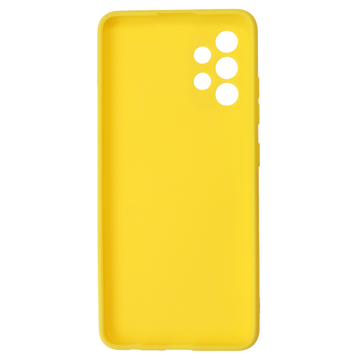 Чехол накладка Soft Touch для SAMSUNG Galaxy A32 (SM-A325F), силикон, цвет желтый
