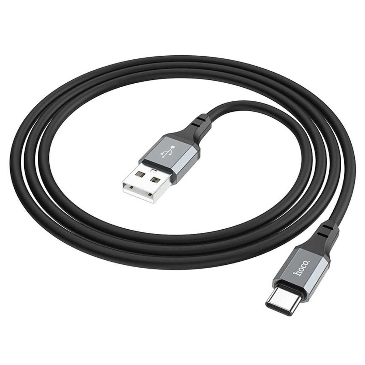 Кабель HOCO X86 USB Type C, 3A, длина 1 метр, цвет черный