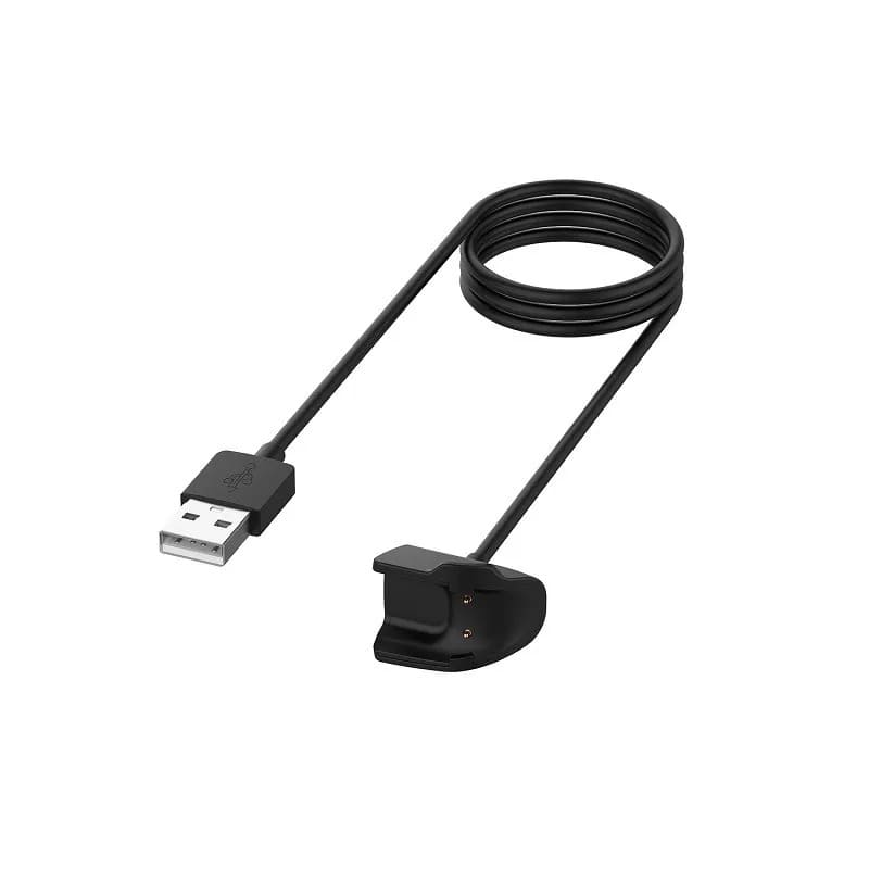 USB-зарядное устройство, магнитный кабель 2 pin, док-станция для смарт часов Samsung Galaxy Fit E (SM-R375), цвет черный
