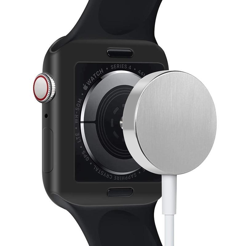 Чехол для APPLE Watch 1, 2, 3, 38 мм, силикон, мягкий, цвет светло серый.