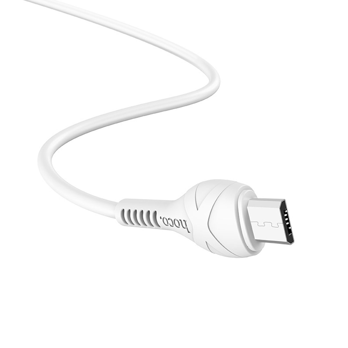 Кабель Micro USB, HOCO X37 Cool Power, длина 1 метр, 2.4A, цвет белый
