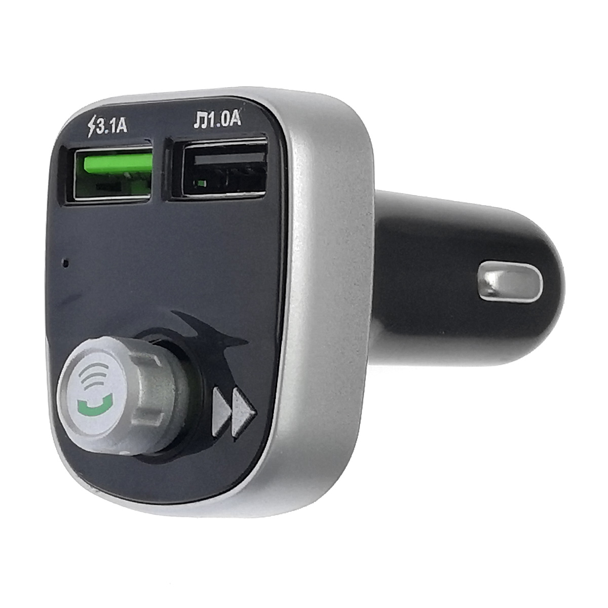 FM-модулятор X29, 2 USB, MP3, 3.1A, Bluetooth 3.0, цвет черный