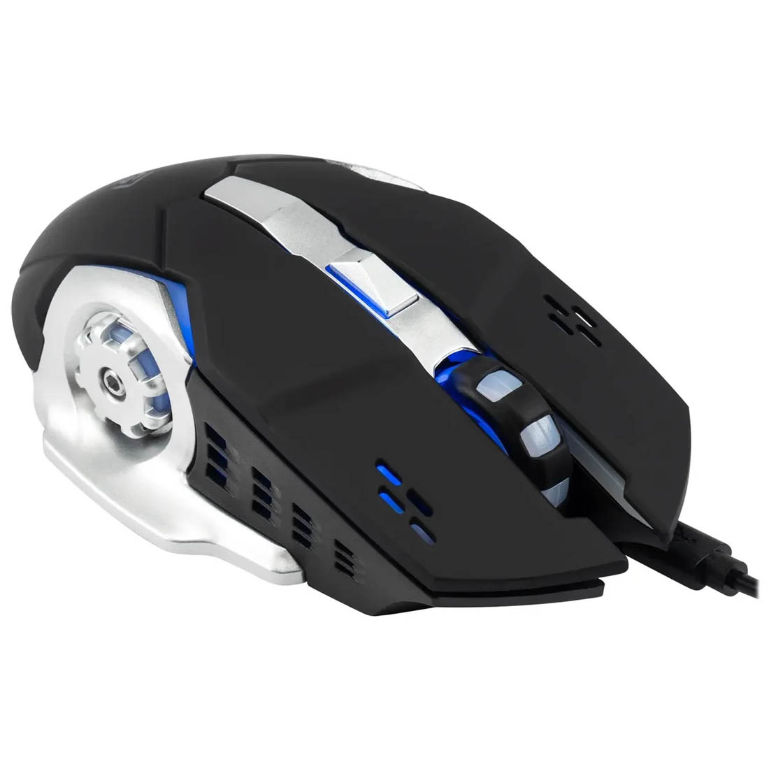 Мышь беспроводная OKLICK (ОКЛИК) 770GW, игровая, оптическая, 3600 DPI, RGB подсветка, аккумулятор, цвет черно белый