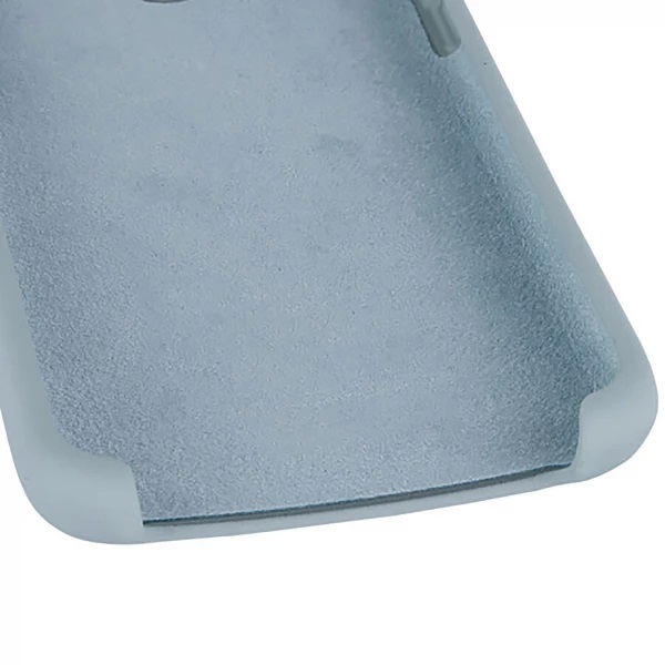 Чехол накладка Silicon Cover для SAMSUNG Galaxy A30 (SM-A305), силикон, бархат, цвет сиреневый.