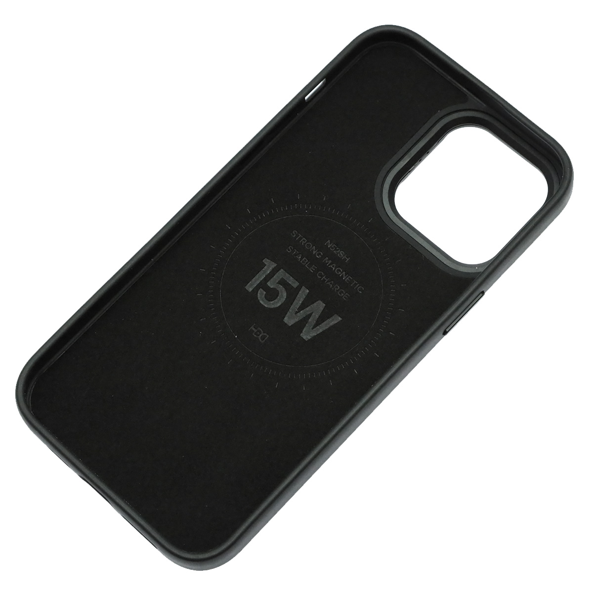 Чехол накладка Modern Stylish с поддержкой MagSafe для APPLE iPhone 14 Pro Max, защита камеры, подставка, экокожа, бархат, цвет черный