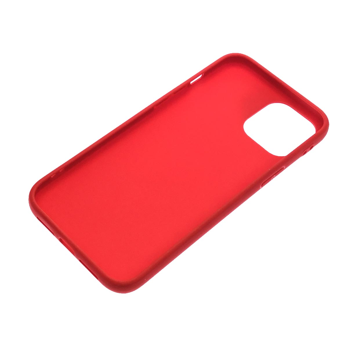 Чехол накладка для APPLE iPhone 12 Pro MAX (6.7"), силикон, цвет красный