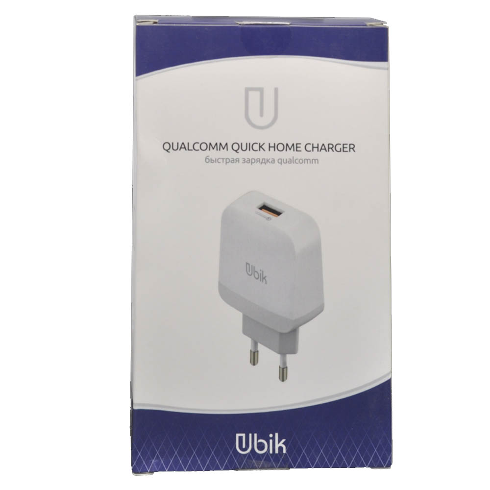 СЗУ (сетевое зарядное устройство) UBIK UHP12Q, 2 А, 1 USB, цвет белый | Последняя цена