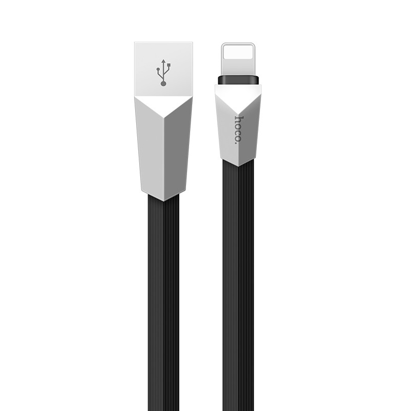 HOCO X4 Zinc Кабель USB APPLE Lightning 8-pin, длина 1.2 метра, цвет черный