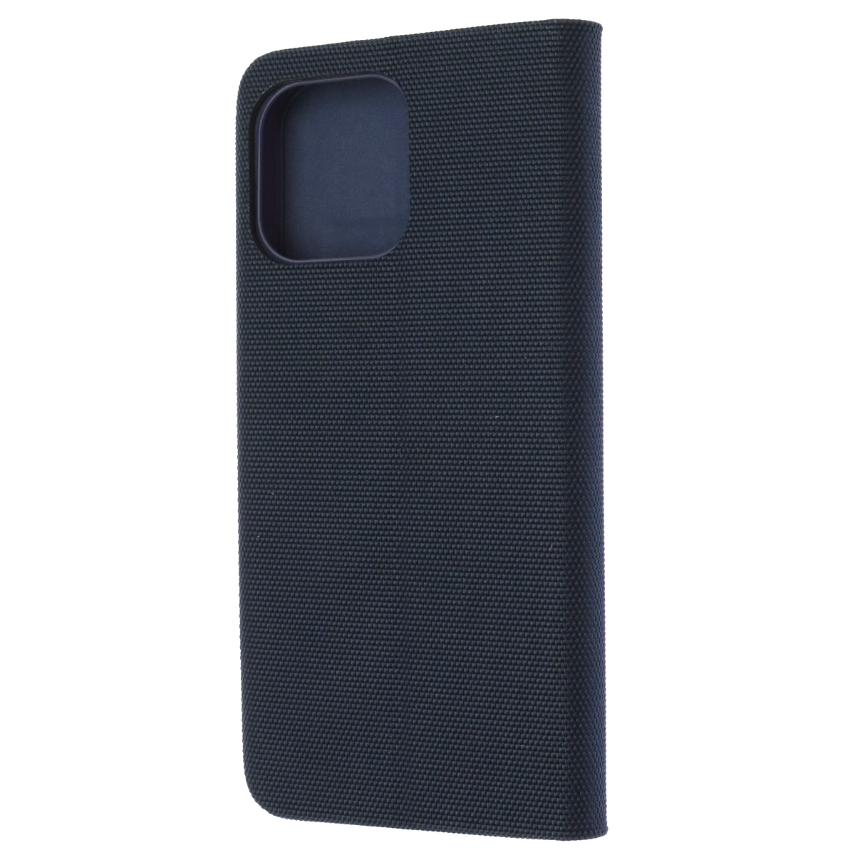 Чехол книжка MESH для APPLE iPhone 13 Pro Max (6.7), текстиль, силикон, бархат, визитница, цвет темно синий