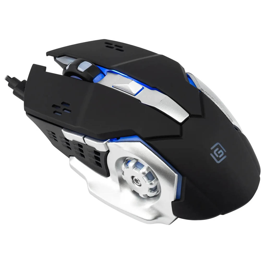 Мышь беспроводная OKLICK (ОКЛИК) 770GW, игровая, оптическая, 3600 DPI, RGB подсветка, аккумулятор, цвет черно белый