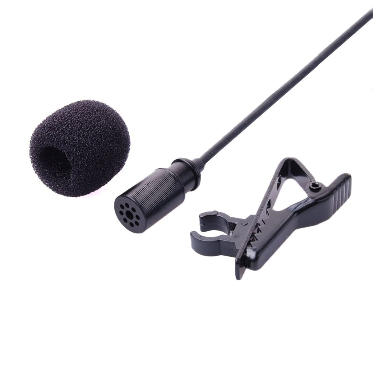 Петличный микрофон (2 микрофона) Candc DC-C6DM, длина 6 метров, цвет черный