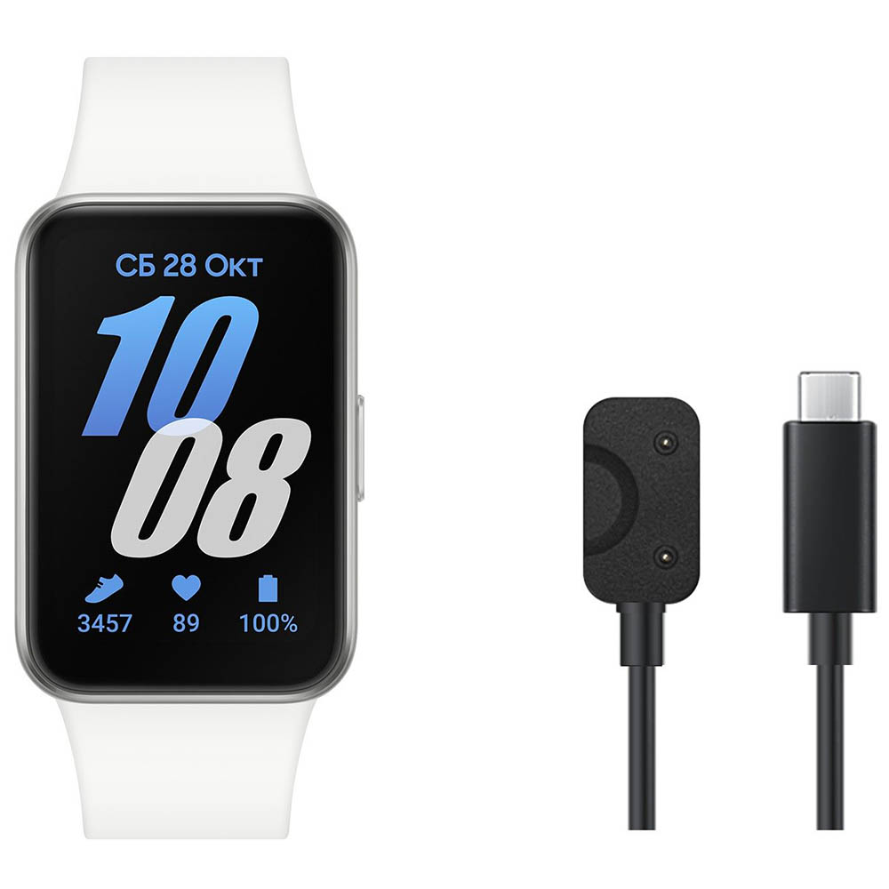 Смарт часы SAMSUNG Galaxy Fit 3 (SM-R390), цвет серебристый