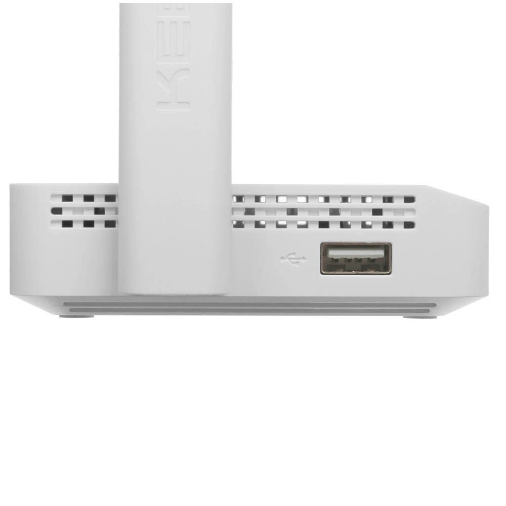 Wi-Fi роутер, маршрутизатор KEENETIC LAUNCHER KN-1221, N300, 2 LAN, 1 USB, цвет белый