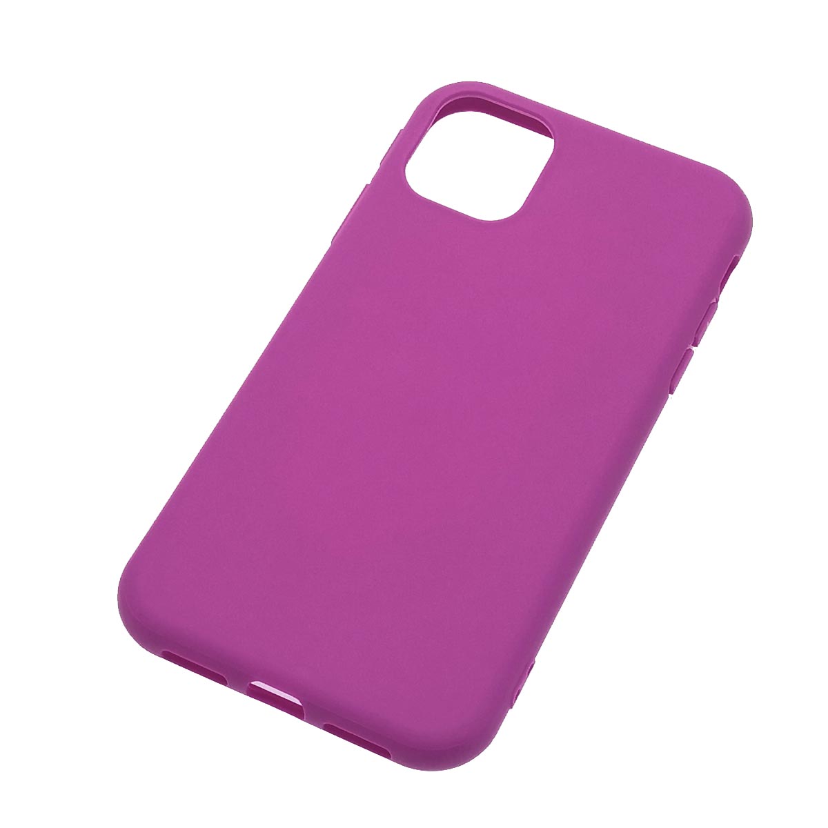 Чехол накладка для APPLE iPhone 11, силикон, матовый, цвет фиолетовый