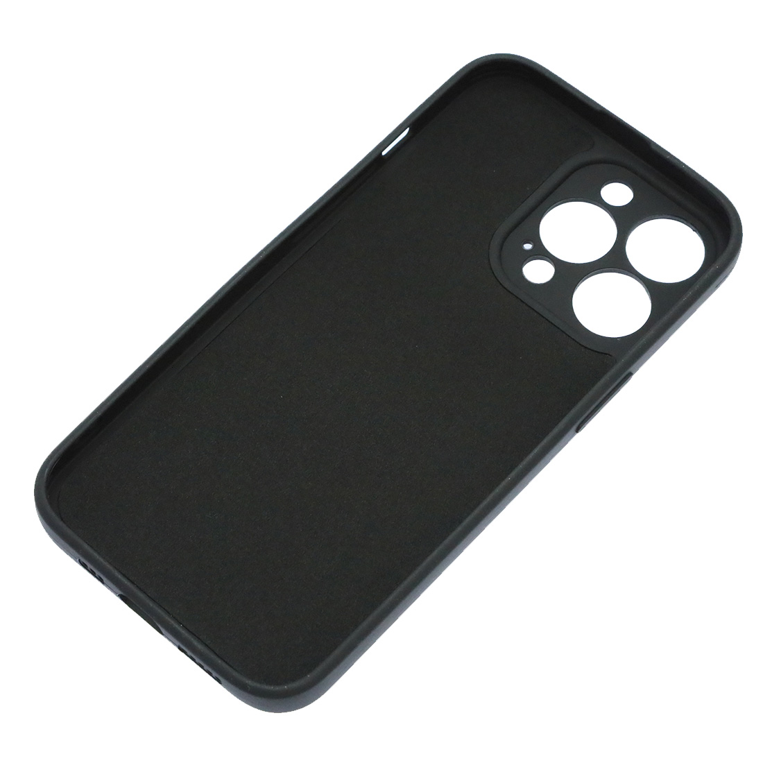 Чехол накладка для APPLE iPhone 13 Pro, силикон, бархат, цвет черный
