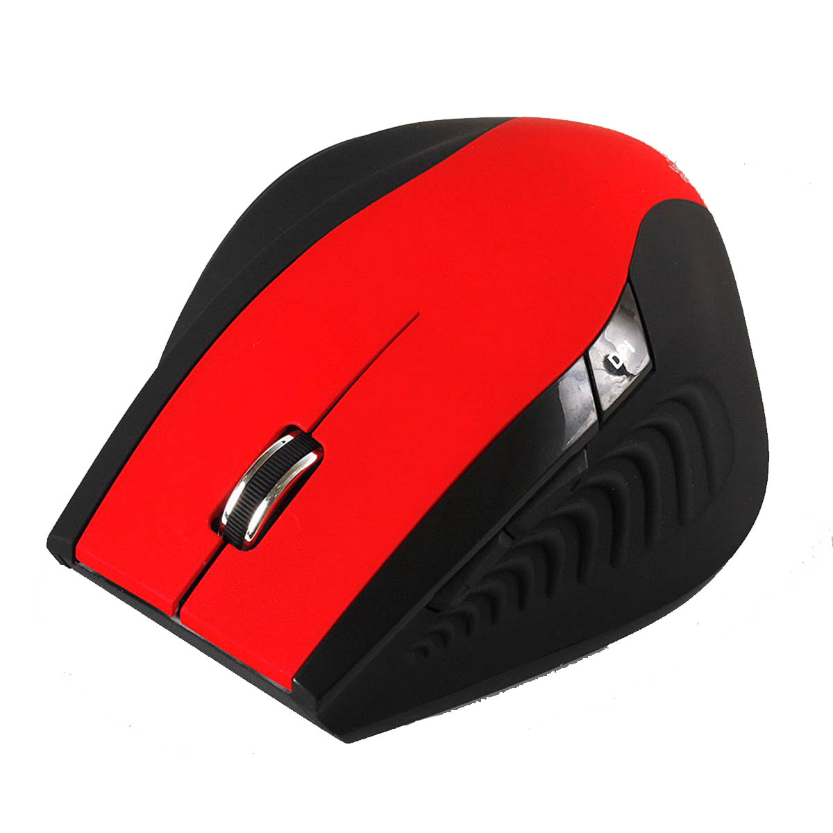 Мышь оптическая беспроводная беззвучная Smartbuy 613AG, цвет красно черный