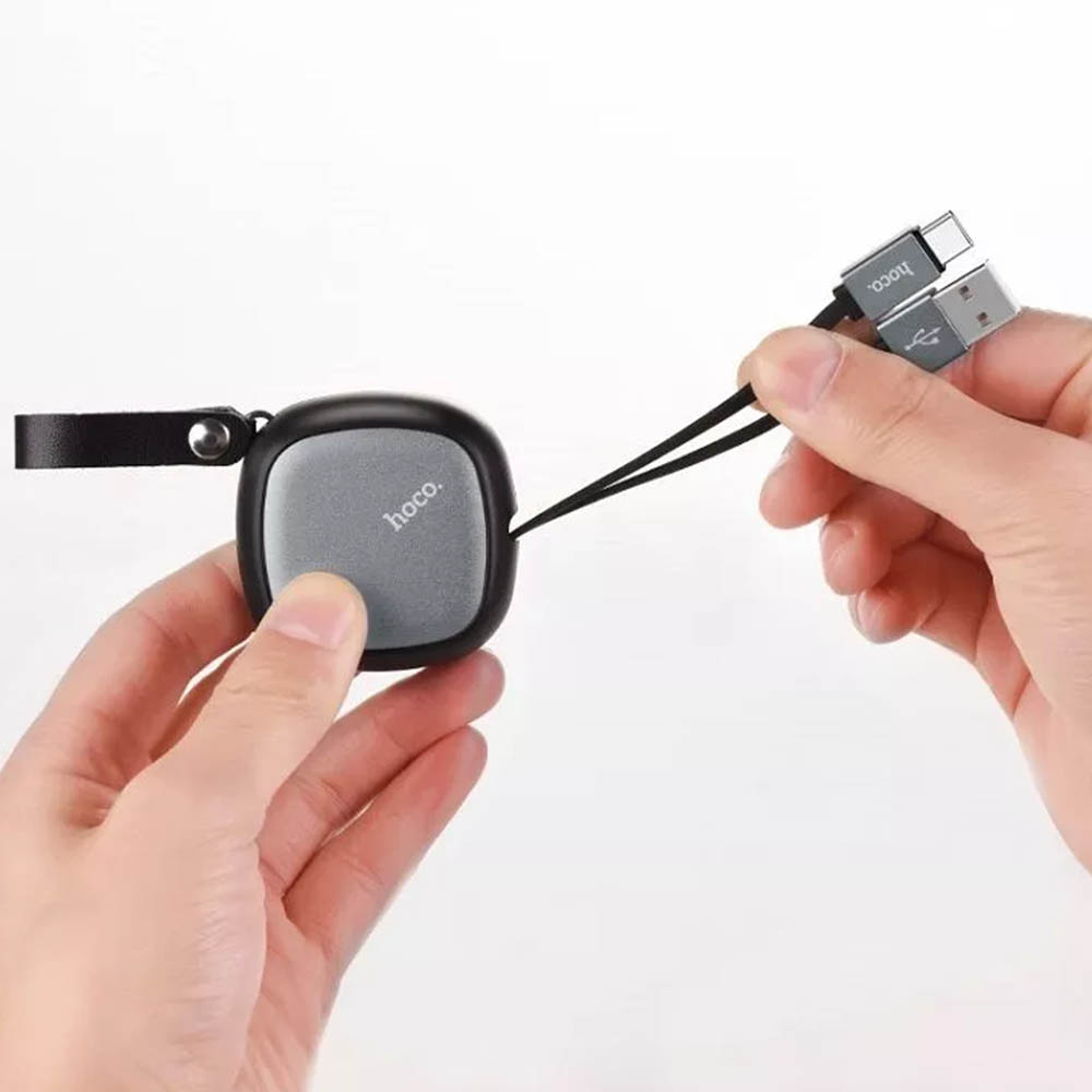 Кабель HOCO U33, USB Type C, длина 90 см, цвет черный | Последняя цена
