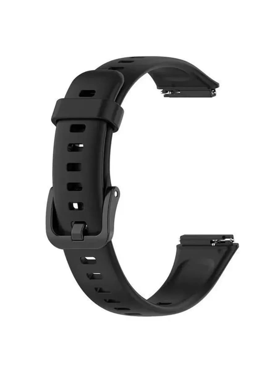 Ремешок для Honor Band 7 и Huawei Band 7, силикон, цвет черный