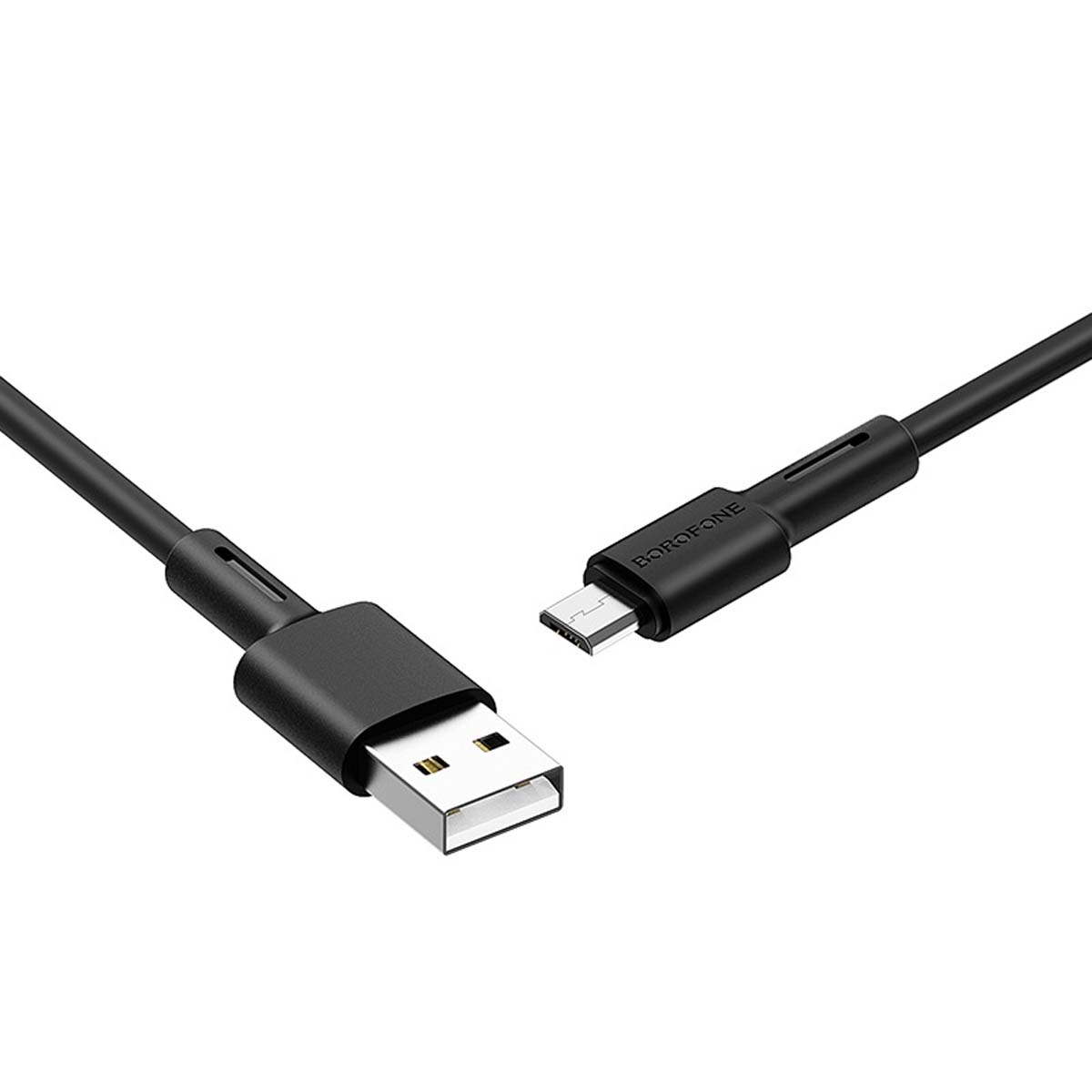 Кабель BOROFONE BX31 Soft Silicone Micro USB, длина 1 метр, цвет черный